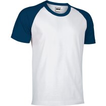 Camiseta manga corta contrastada de Valento 160 gr Valento azul