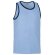 Camiseta unisex de tirantes algodón Valento azul claro