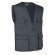 Chalecos laborales bajo recto poliéster-algodón 75 g/m2 Gris vigore