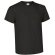 Camiseta básica manga corta cuello redondo Valento Valento negra