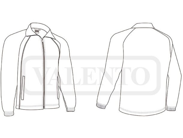 Chaqueta deportiva TOURNAMENT Valento detalle 1