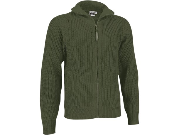 Jersey Vespa con cremallera completa acrílico tricot cuello alto detalle 5