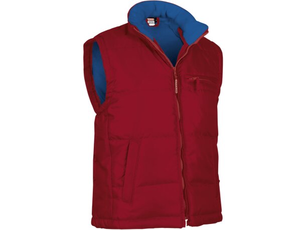 Chaleco Montana bicolor acolchado impermeable con polar detalle 5