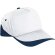 Gorra bicolor FORT Valento Blanco/azul marino orion