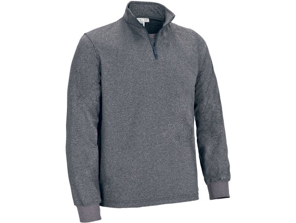 Polo técnico Europa cuello cisne cremallera transpirable detalle 5