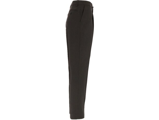 Pantalón de vestir Damon con pinzas y tejido sarga profesional detalle 6