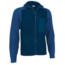 Jersey Cuello Alto con Cremallera Valento azul barata