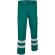 Pantalón de poliester multibolsillos con reflectantes Valento verde
