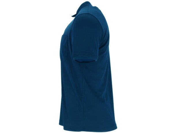 Polo manga corta unisex con bolsillo en pecho de poliéster 170 g/m2 California detalle 3