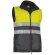 Chaleco de seguridad acolchado bicolor Valento personalizado amarillo alta visibilidad