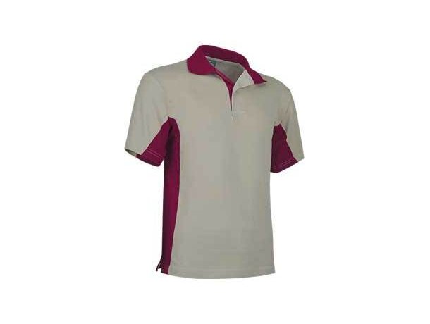 Polo manga corta combinado rover de Valento 220 gr Valento economico beige Polo manga corta combinado rover de Valento 220 gr Valento economico beige