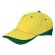 Gorra llamativa de colores combinados Valento personalizada