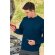 Sudadera de felpa con cuello redondo lisa Valento