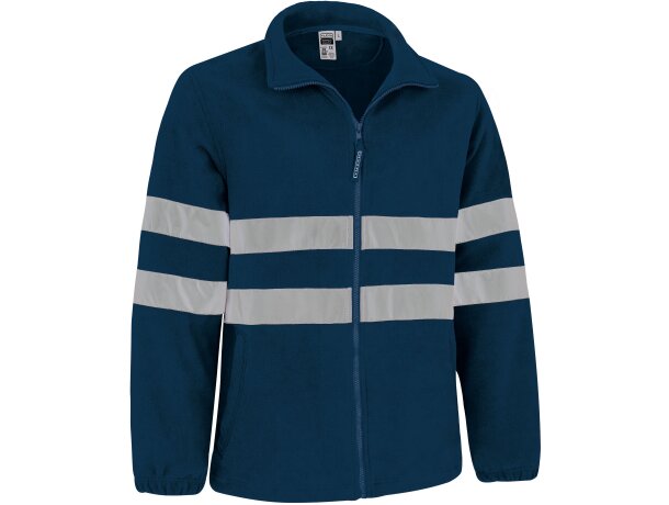 Chaqueta polar Norfolk azul orion reflectante 300 g/m² detalle 1
