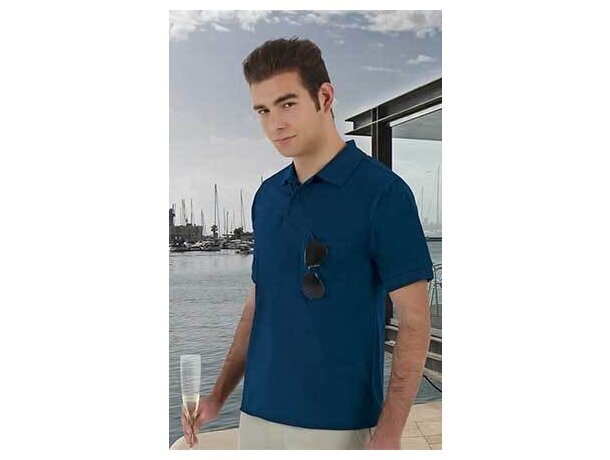 Polo manga corta con bolsillo neptuno de Valento 180 gr Valento para empresas