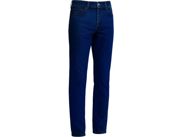 Pantalón vaquero Tristan azul denim egeo con costuras reforzadas detalle 1