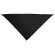 Pañuelo de forma triangular Valento personalizado negro