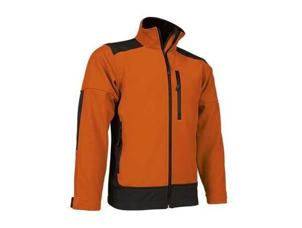 Chaqueta de soft shell sencilla Valento naranja