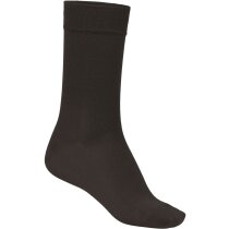 Media de algodón personalizada Azor en negro