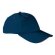 Gorra de 6 paneles en algodón grueso y colores combinados Valento azul