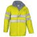 Parka Traffic impermeable amarillo fluor con capucha