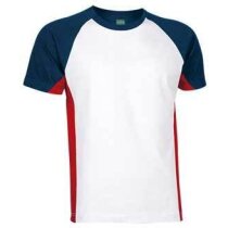 Camiseta de Valento combinada 160 gr Valento blanca