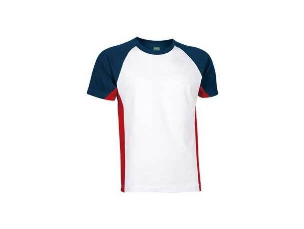 Camiseta de Valento combinada 160 gr Valento blanca