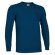 camiseta manga larga con bolsillo bear de valento 160 gr valento azul