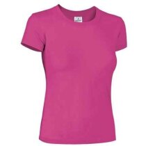 Camiseta Clasica mujer Valento fucsia