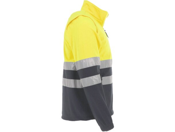 Chaqueta desmontable de alta visibilidad Brampton softshell detalle 5