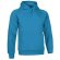 Sudadera de felpa con capucha Valento azul claro