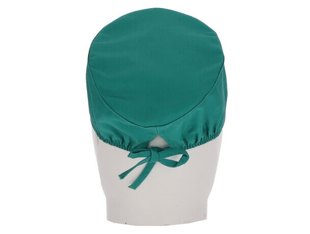 Gorro quirófano Vademecum en sarga mezcla resistente detalle 4