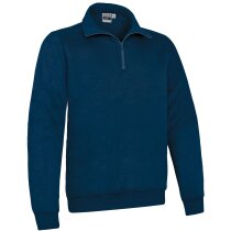 Sudaderas publicitarias Carl azul con cremallera