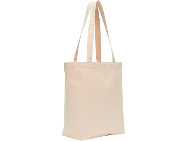 Bolsa Greta de algodón natural reutilizable 40x40 cm detalle 1