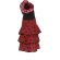 Vestido infantil Buleria con volantes y estampado flamenco detalle 5