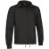 Sudadera Felpa Cremallera larga Valento negra con logo