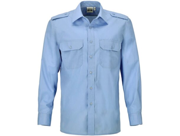 Camisa laboral de poliéster-algodón 120 g/m2 Vigilant detalle 2