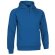 Sudadera de felpa con capucha Valento azul royal grabada