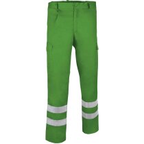Pantalón de poliester multibolsillos con reflectantes Valento personalizado gris Pantalón de poliester multibolsillos con reflectantes Valento personalizado gris
