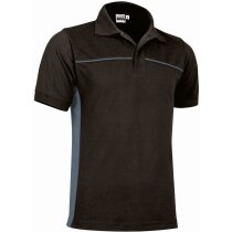 Polo Thunder piqué bicolor con cuello reforzado