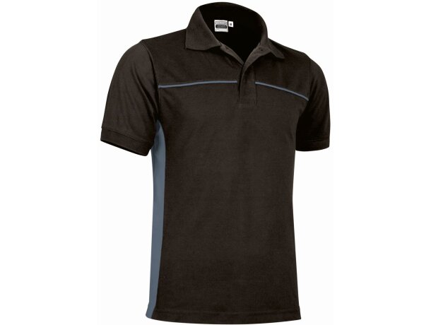 Polo Thunder manga corta bicolor piqué algodón poliéster 220g detalle 5