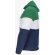 Sudadera Varsity con capucha tricolor bordable para empresas detalle 3