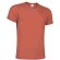 Camiseta cuello redondo ligera Valento naranja
