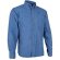 Camisa de hombre manga larga tejido vaquero Valento azul