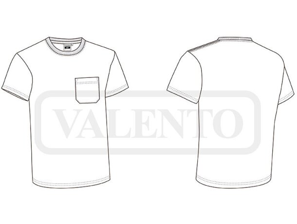 Camiseta unisex BRET Valento detalle 1