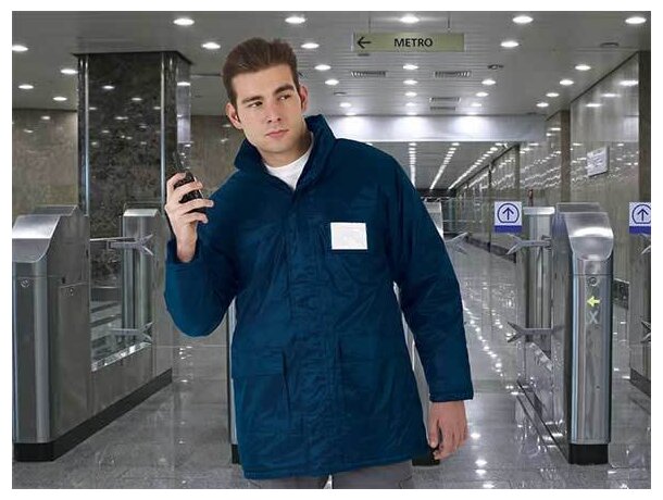 Chaquetón largo impermeable con capucha Valento personalizada