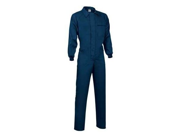 Buzo para trabajar unisex de manga larga Valento azul personalizado