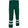 Pantalón de poliester multibolsillos con reflectantes Valento verde merchandising