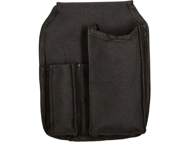 Funda Garlan canvas impermeable cinturón con logo compartimentos detalle 1