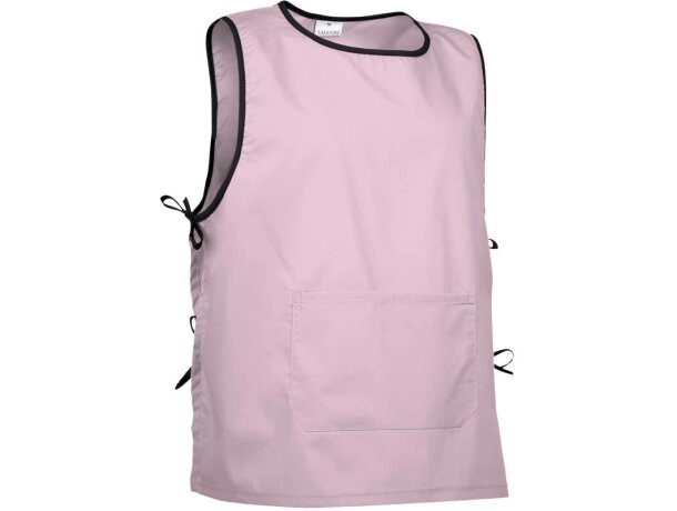 Peto ajustable con cintas y bolsillo grande Valento rosa personalizado